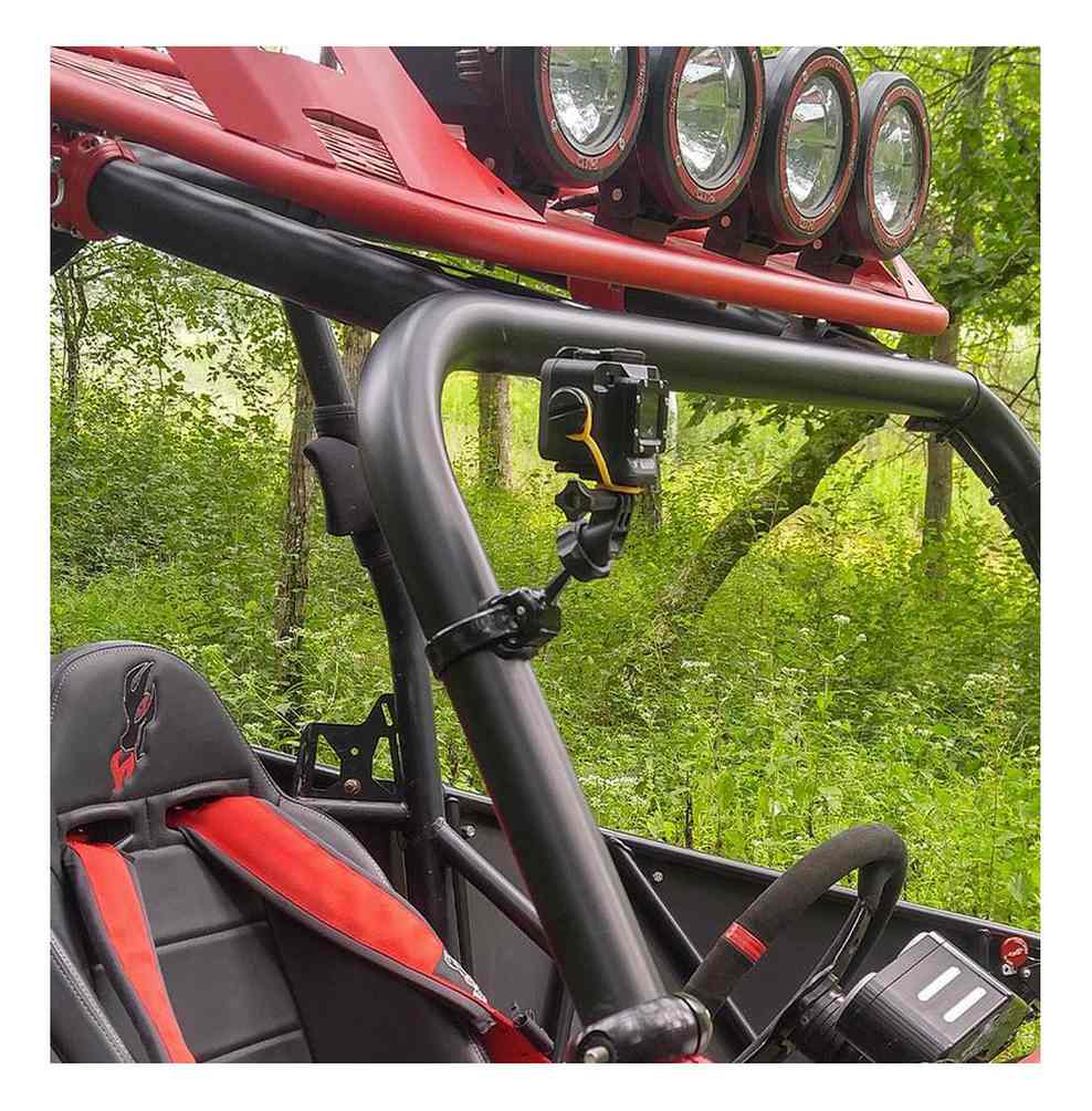 Ciro Accessory Universal Ball Mount, Fits 7/8 to 2-1/4 Tubing - Black 50126 - No Hassle Returns at Wisconsin Harley