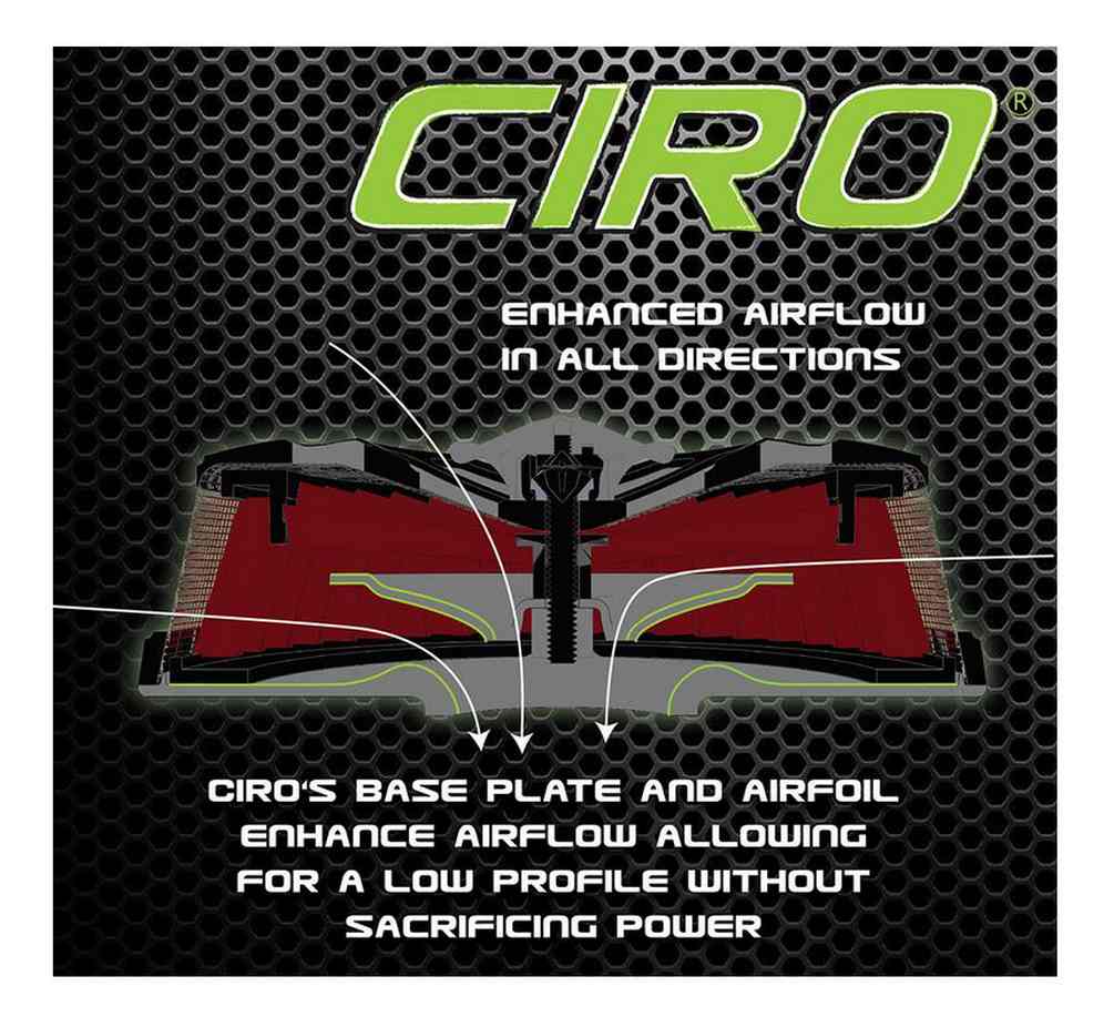 Ciro Tri-Bar Air Cleaner, Fits 08-16 H-D Touring Models - Chrome or Black - No Hassle Returns at Wisconsin Harley