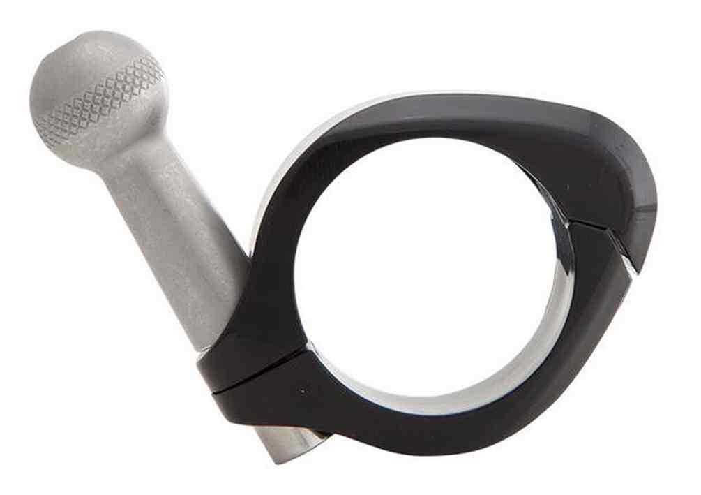 Ciro Accessory 1 - 1/4 in. Round Bar Mount - Black Finish 50115 - No Hassle Returns at Wisconsin Harley