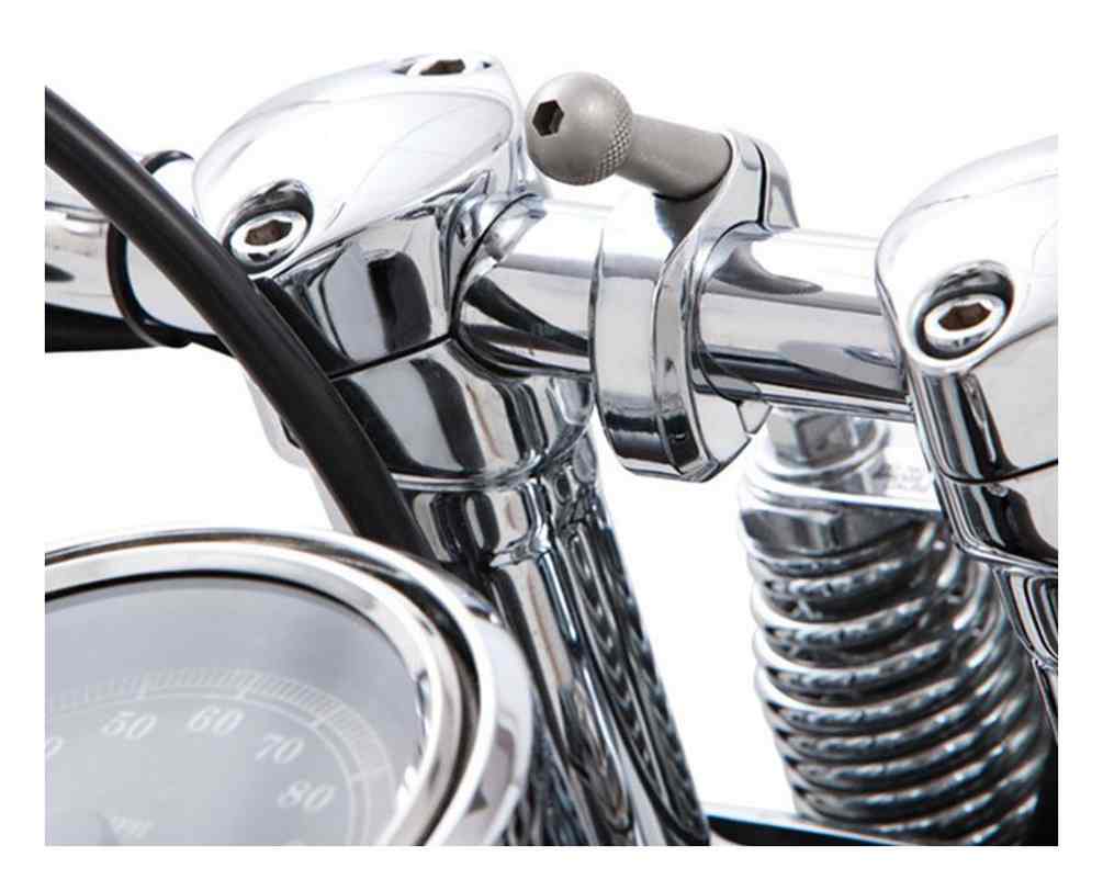 Ciro Accessory 1 - 1/4 in. Round Bar Mount - Chrome or Black Finish 50114-50115 - Wisconsin Harley-Davidson