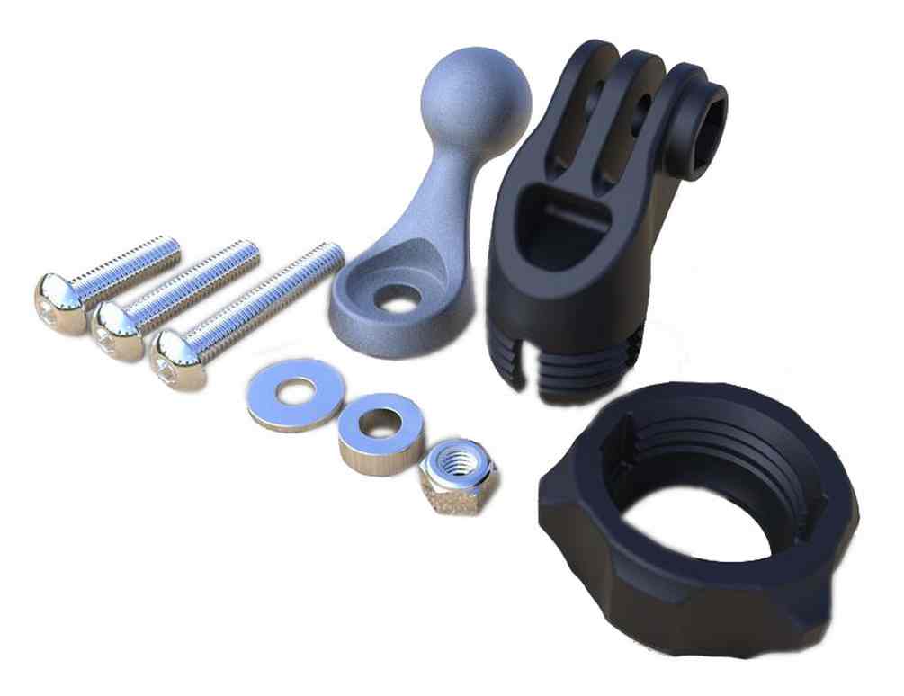 Harley-Davidson Free Shipping - Ciro Action Camera Adapter for 15-up H-D Road Glide - Stainless Steel 50137 - Free Shipping on many products plus Orders Over $99