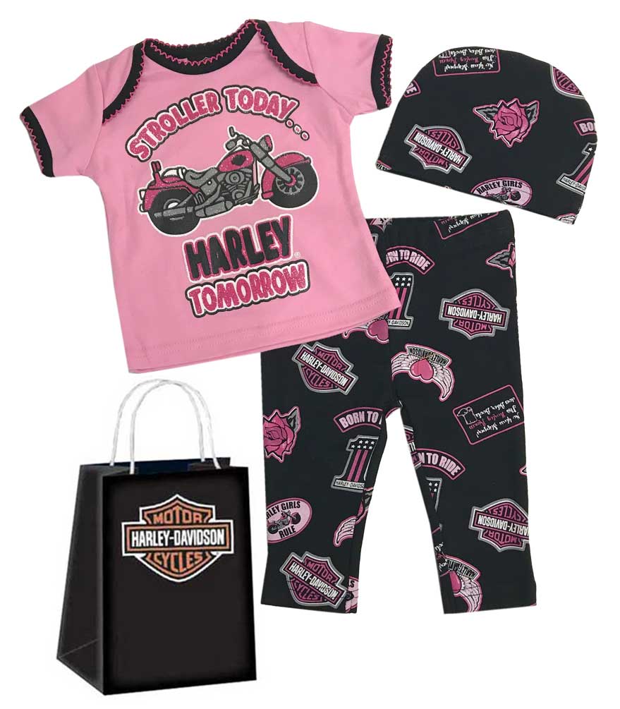 baby girl harley davidson clothes