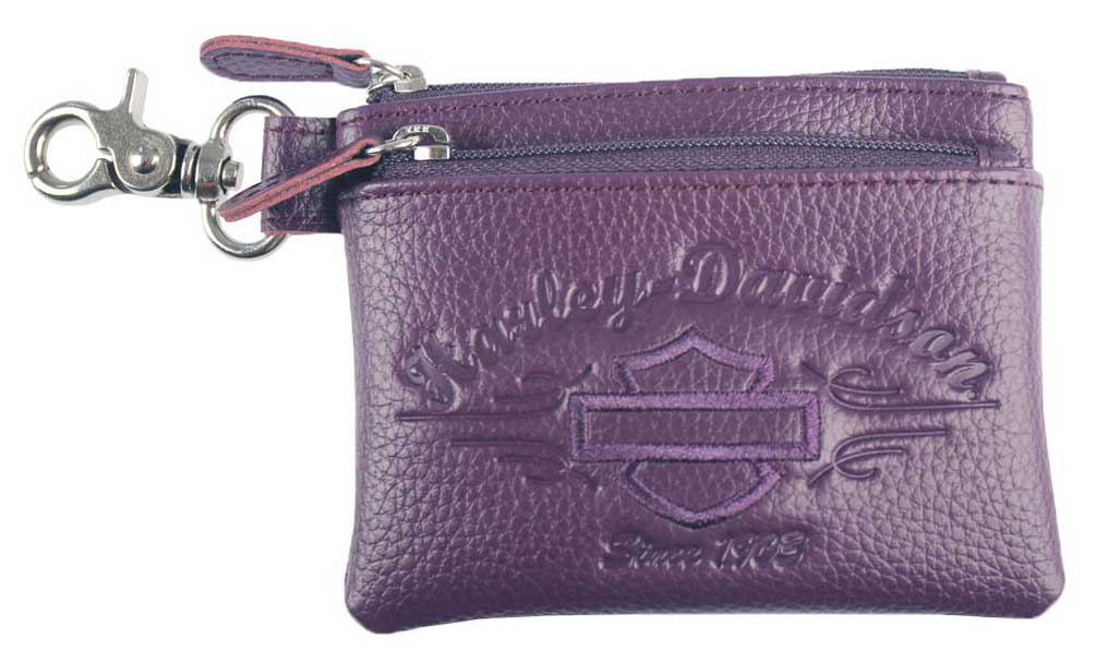 harley davidson leather pouch