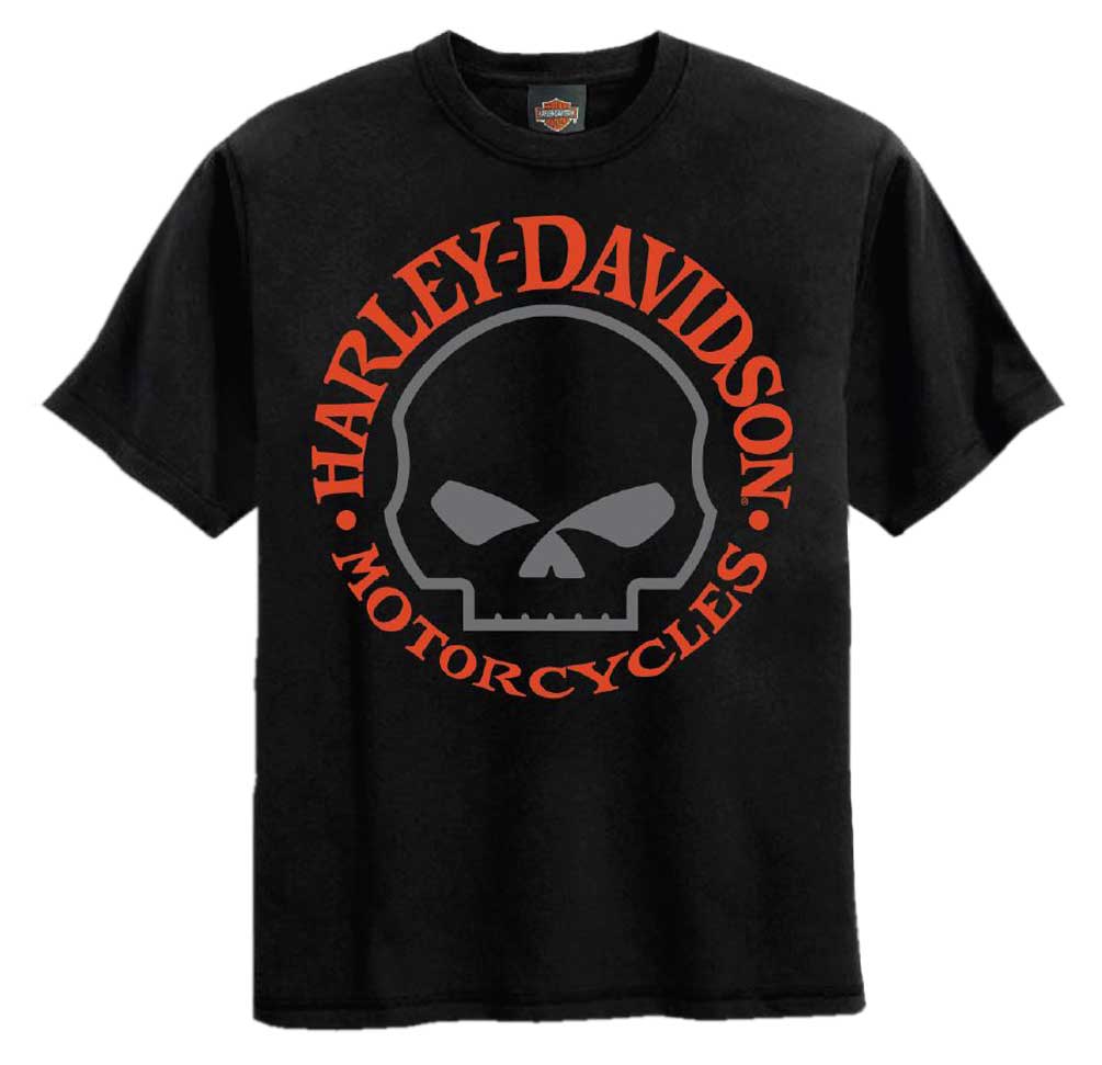 Harley-Davidson Big Boys' Willie G Skull Short Sleeve Tee, Black 1590742 - Wisconsin Harley-Davidson