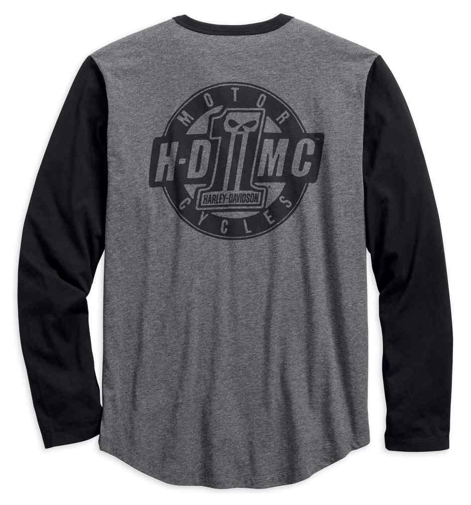 Harley-Davidson Free Shipping - Harley-Davidson Men's HDMC #1 Slim Fit Baseball Tee, Heather Gray 99080-18VM - Free Shipping on many products plus Orders Over $99