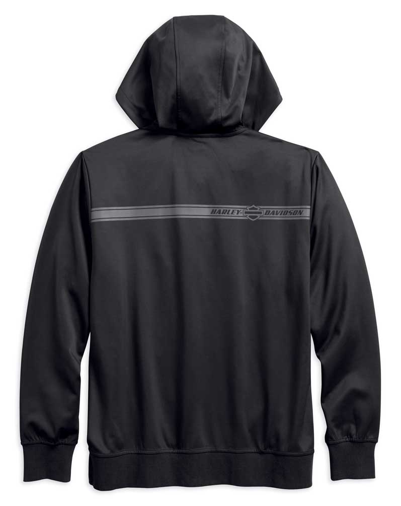 Harley-Davidson Free Shipping - Harley-Davidson Men's H-D Zip Front Activewear Hoodie, Black 96129-18VM - Free Shipping on many products plus Orders Over $99