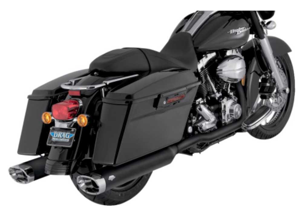 Vance & Hines Monster Oval Slip-On Mufflers, Fits H-D Glide Models