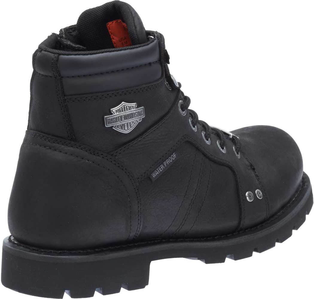 Harley-Davidson Men's Prestwick Waterproof Black Motorcycle Boots D96134 - No Hassle Returns at Wisconsin Harley