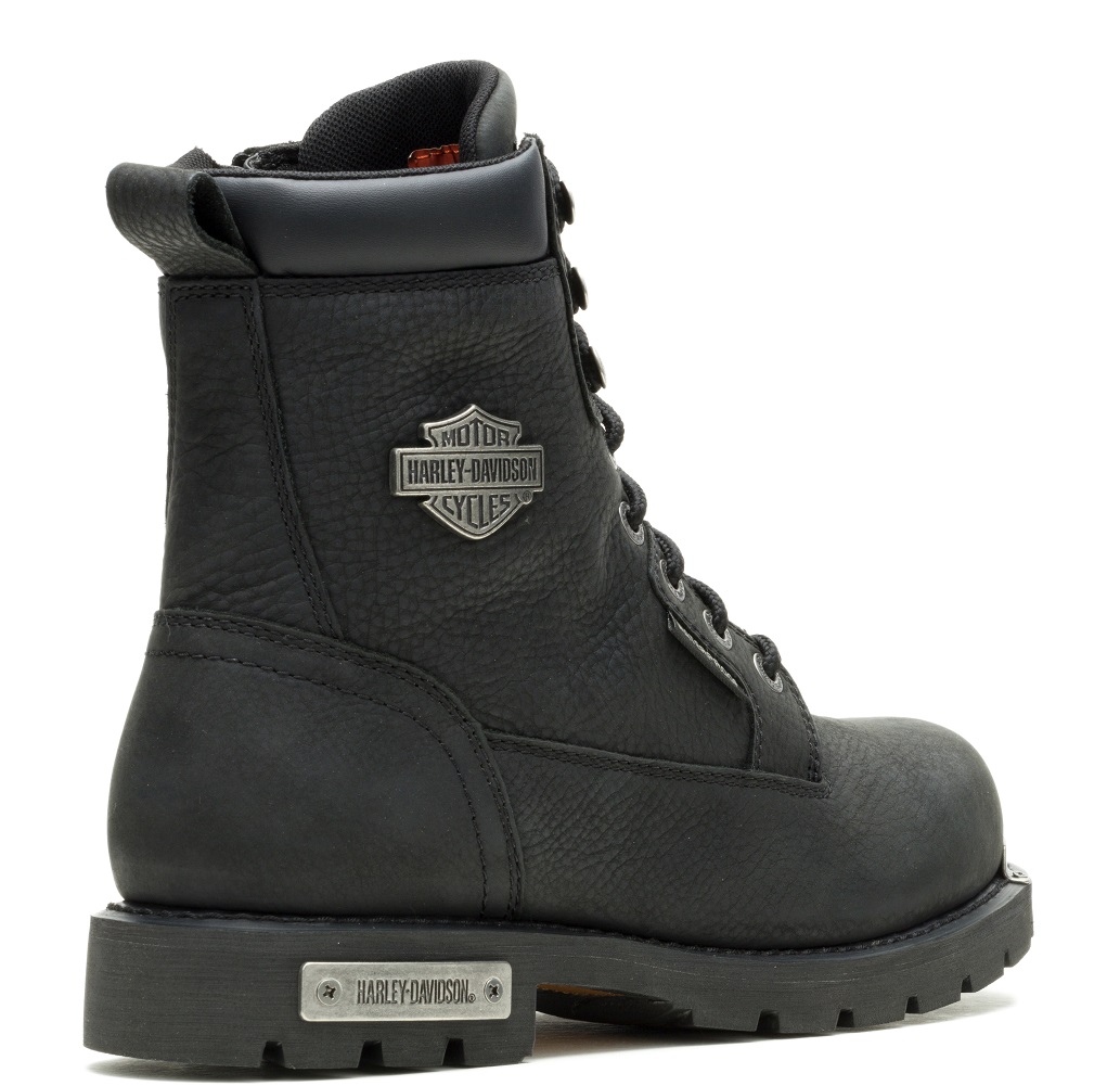 Harley-Davidson Men's Prescott Waterproof Black Motorcycle Boots D96135 - No Hassle Returns at Wisconsin Harley