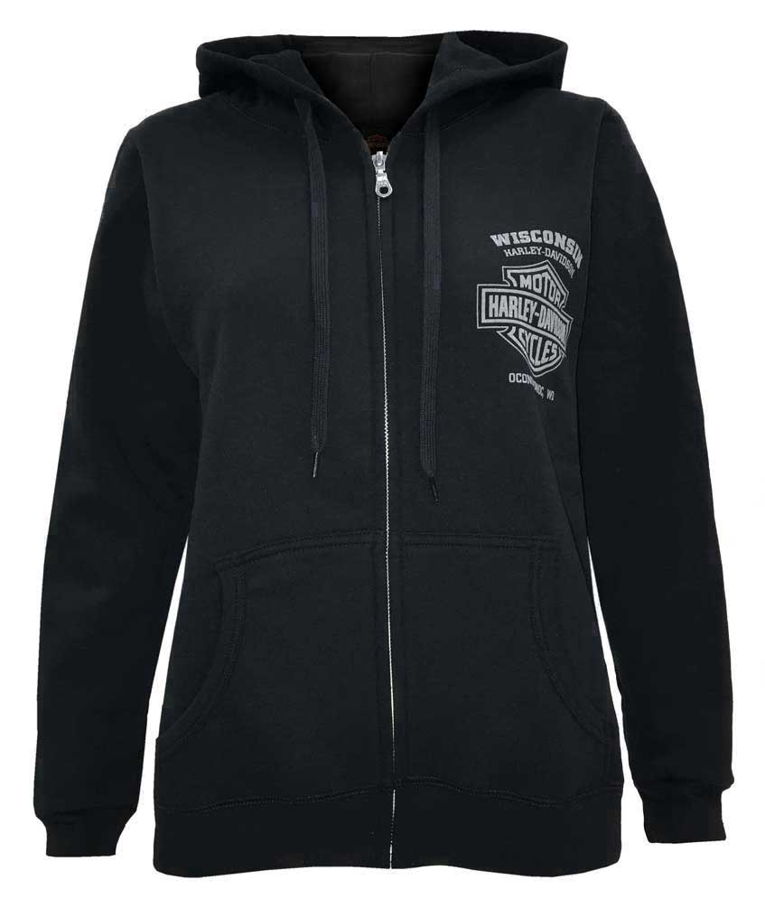 [THE MUSEUM VISITOR]★L LOGO HEAVY BIKER ZIP UP HOODY METAL LOGO HEAVY BIKER ZIP UP HOODY (BLACK) : THE MUSEUM VISITOR