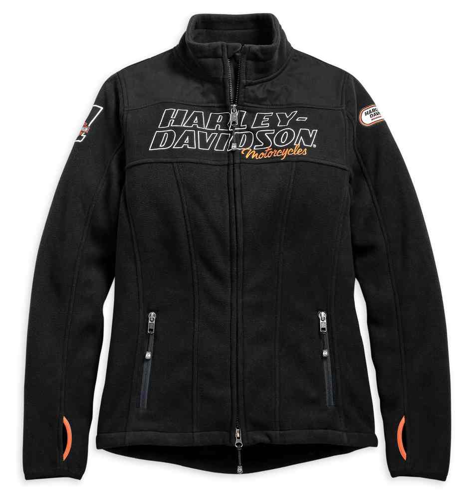 Harley-Davidson スウェット 黒 Harley-Davidson® Men's Lightning Crest 1/4 Zip Cadet