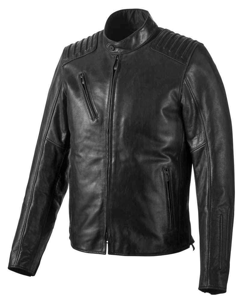 Harley-Davidson® Men's Temerity Slim Fit Leather Jacket, Black