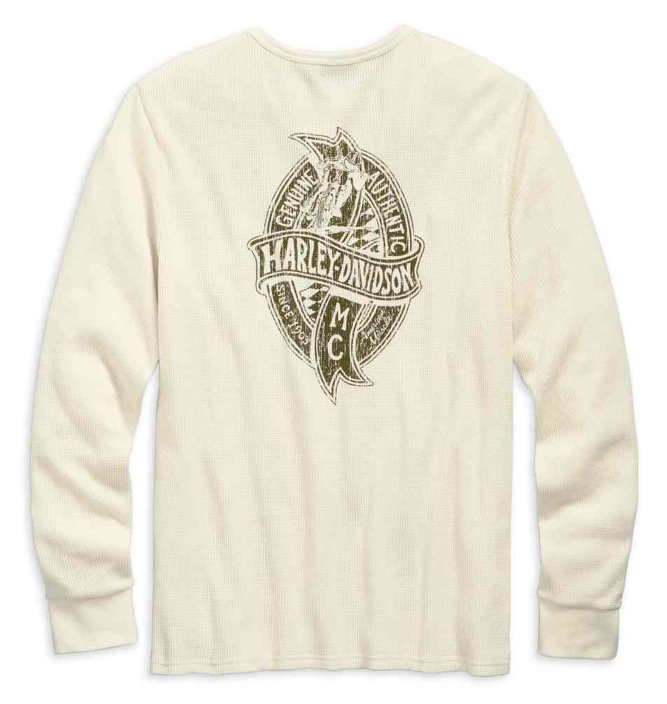 slim fit waffle henley