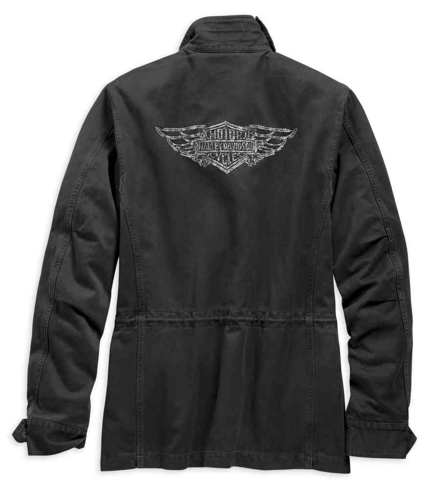 Harley-Davidson® Women's Studded Accent Field Jacket - Black 98595