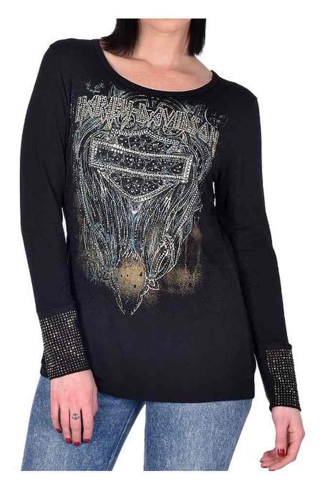 Harley-Davidson® Women's Golden Dawn Embellished Long Sleeve