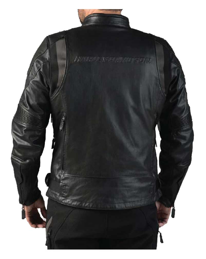 Harley-Davidson® Men's FXRG Triple Vent Waterproof Leather Jacket