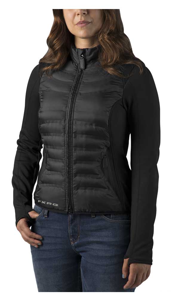 Harley-Davidson Women's FXRG Thinsulate Mid-Layer Jacket, Black 98269-19VW - Wisconsin Harley-Davidson