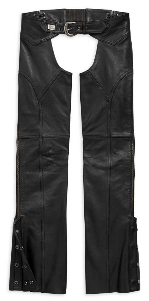 Harley-Davidson Free Shipping - Harley-Davidson Women's Deluxe II Midweight Leather Chaps, Black 98046-19VW - Free Shipping on many products plus Orders Over $99