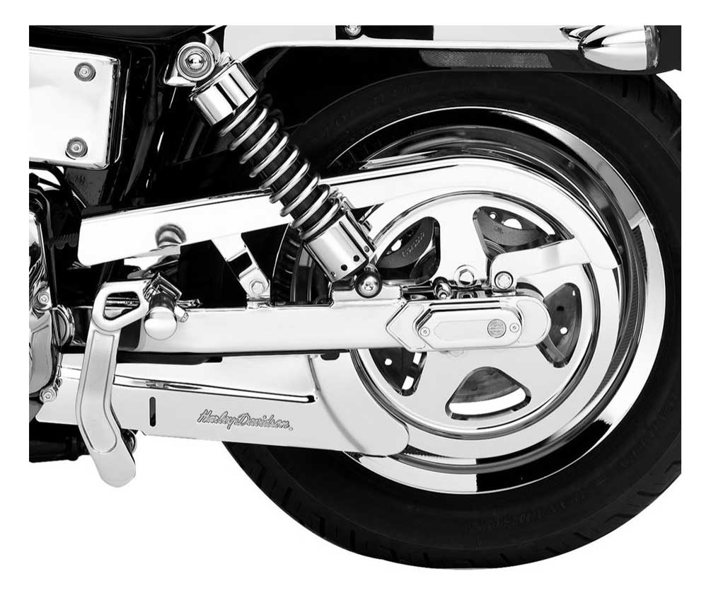 Harley-Davidson Free Shipping - Harley-Davidson Upper Belt Guard - Chrome, Fits 00-05 Dyna Models 60293-00 - Free Shipping on many products plus Orders Over $99