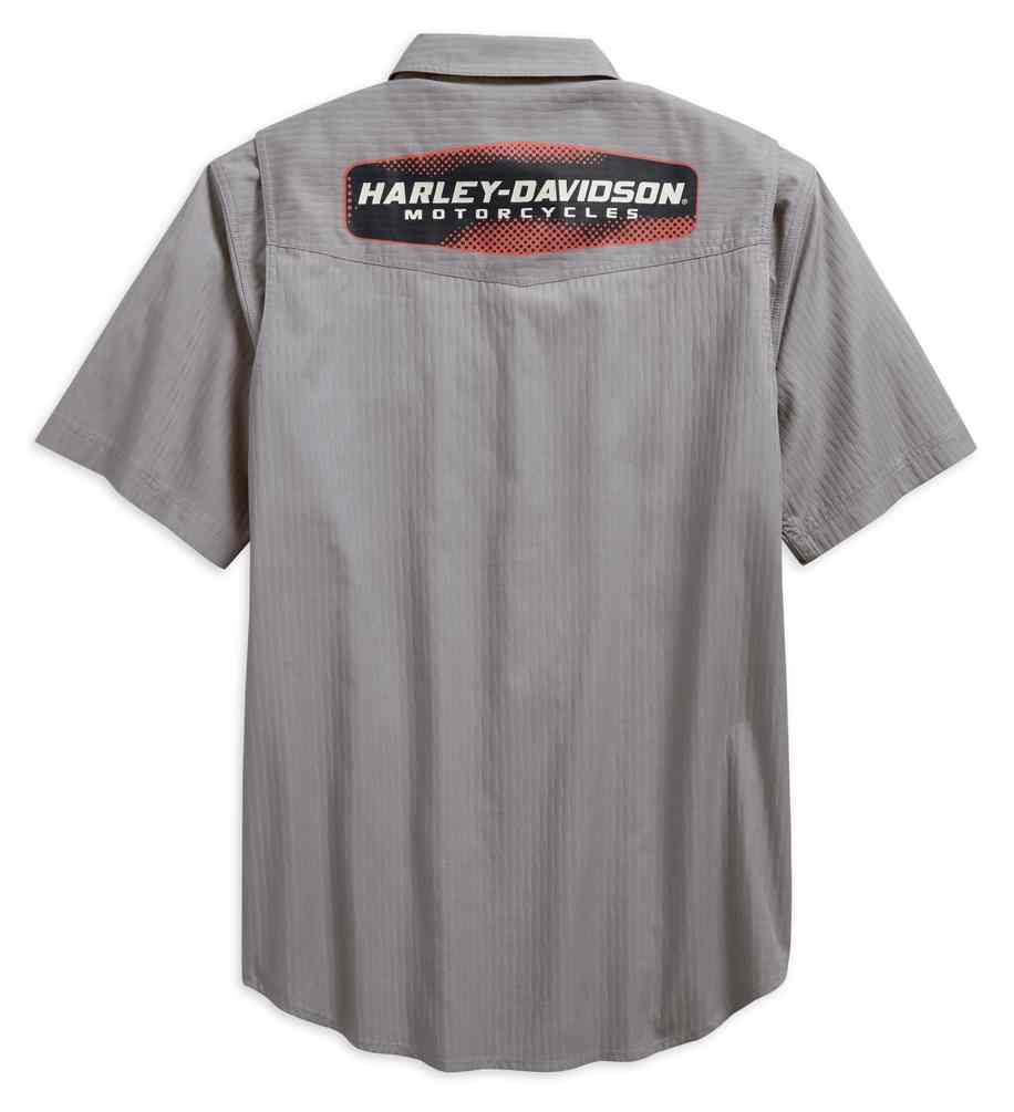 Harley-Davidson Free Shipping - Harley-Davidson Men's Performance Vented Textured Woven Shirt, Gray 96547-19VM - Free Shipping on many products plus Orders Over $99