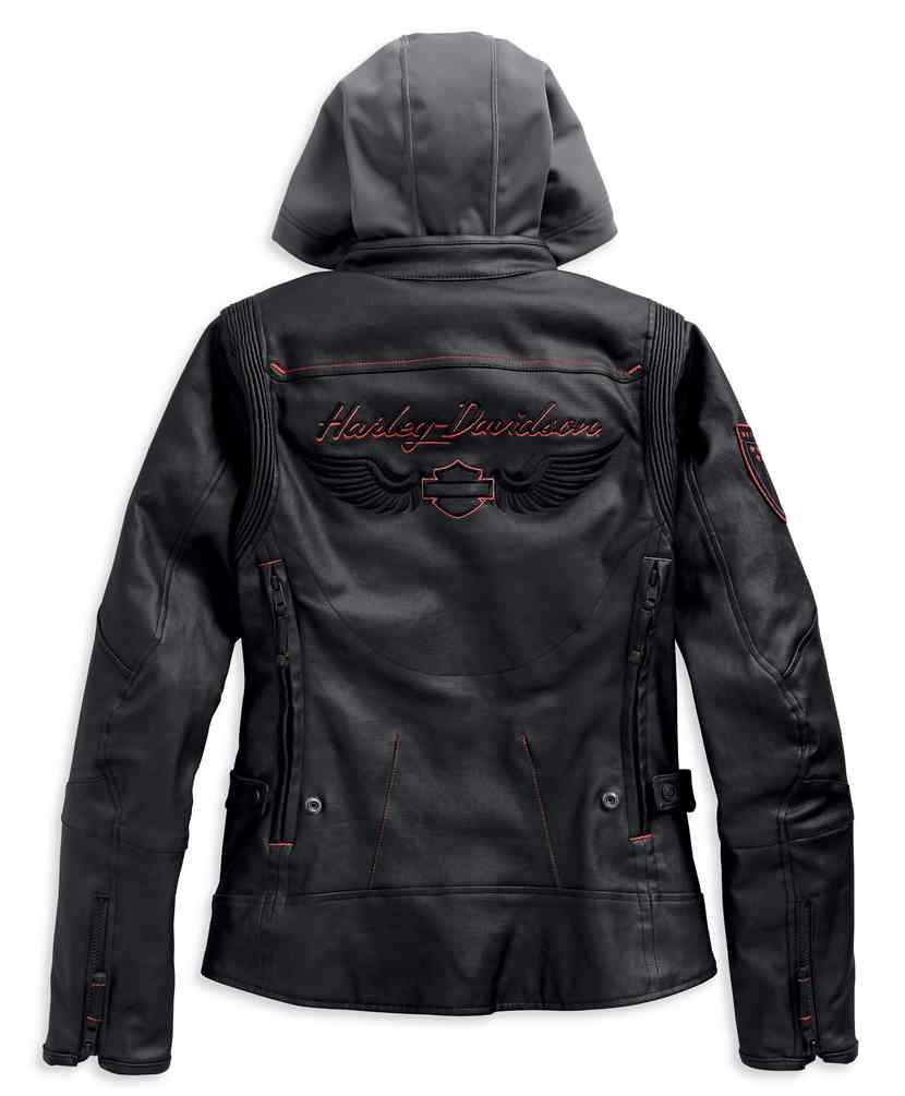 Harley-Davidson® Women's Hensal 3-IN-1 Riding Vented Jacket, Black
