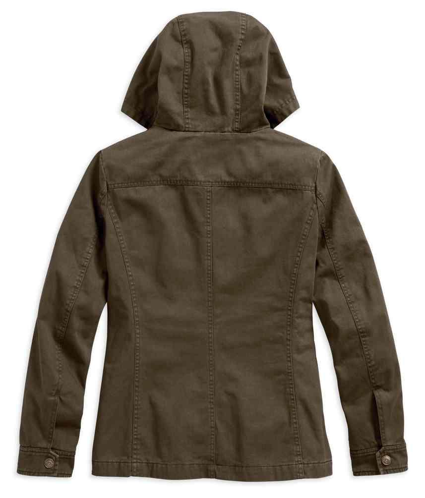 Harley-Davidson Free Shipping - Harley-Davidson Women's Rugged Over-Dyed Hooded Casual Jacket 97478-19VW - Free Shipping on many products plus Orders Over $99