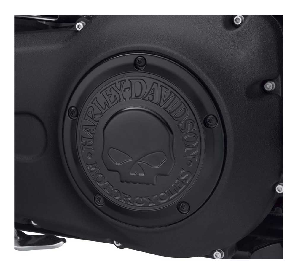 Harley-Davidson Free Shipping - Harley-Davidson Willie G Skull Logo Derby Cover, Black Finish 25700742 - Free Shipping on many products plus Orders Over $99
