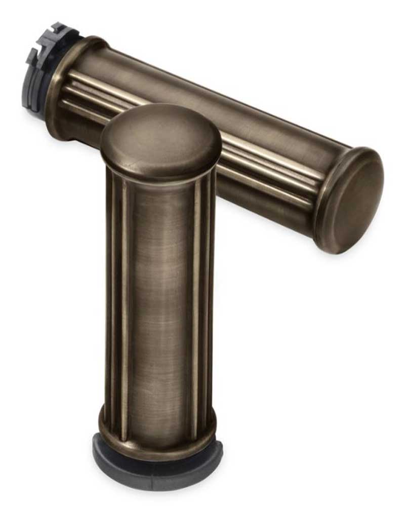 Harley-Davidson Brass Hand Grips, Multi-Fit Item - Brass Finish 56100134 - Wisconsin Harley-Davidson