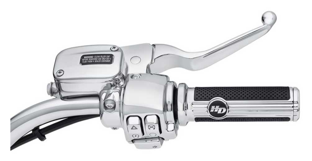 Harley-Davidson Clutch Bracket & Master Cylinder Reservior Kit - Chrome 41700480 - No Hassle Returns at Wisconsin Harley