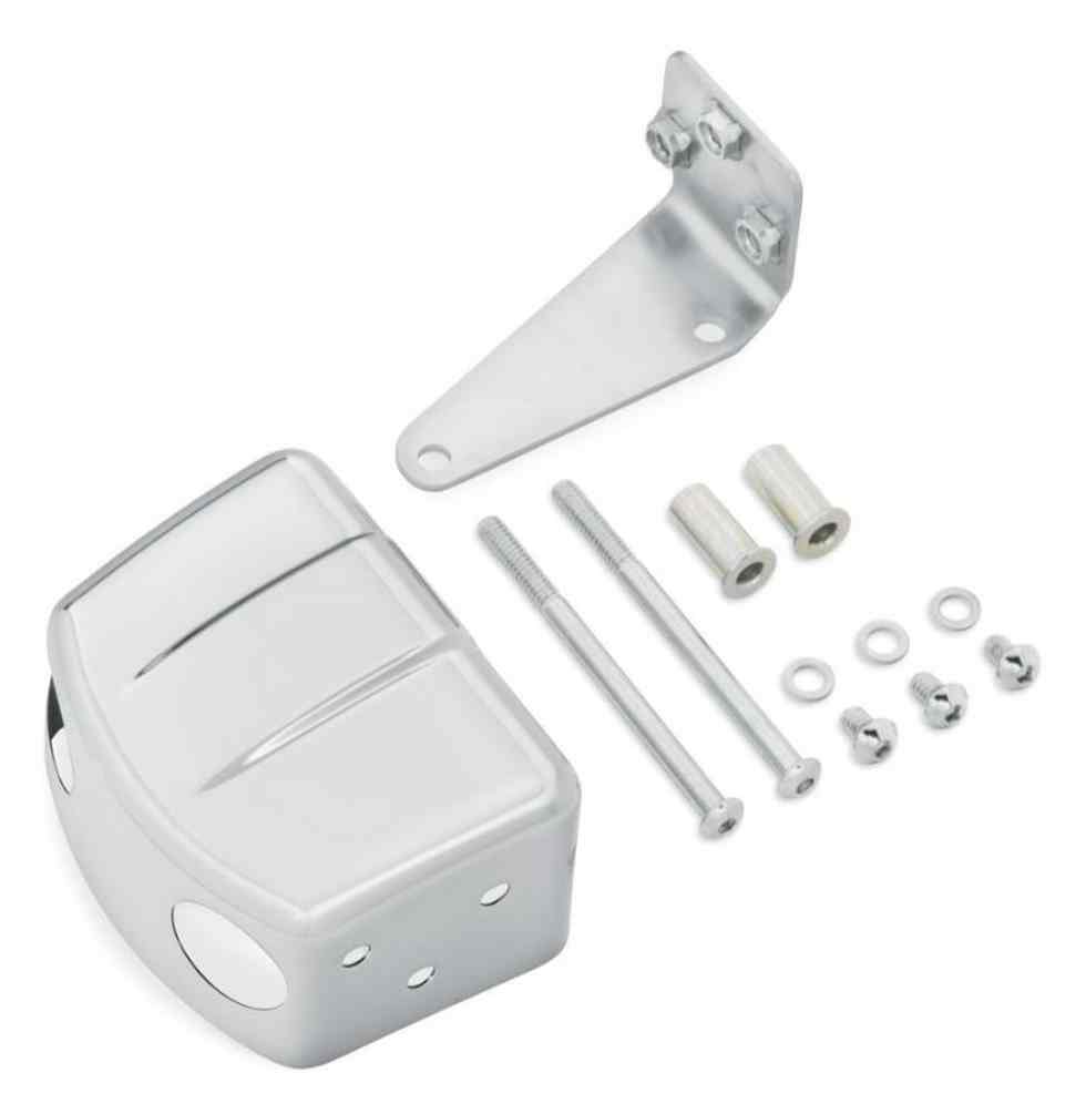 Harley-Davidson Chrome Coil Cover, Fits 04-17 Fuel Injected Dyna Models 31709-04 - Wisconsin Harley-Davidson