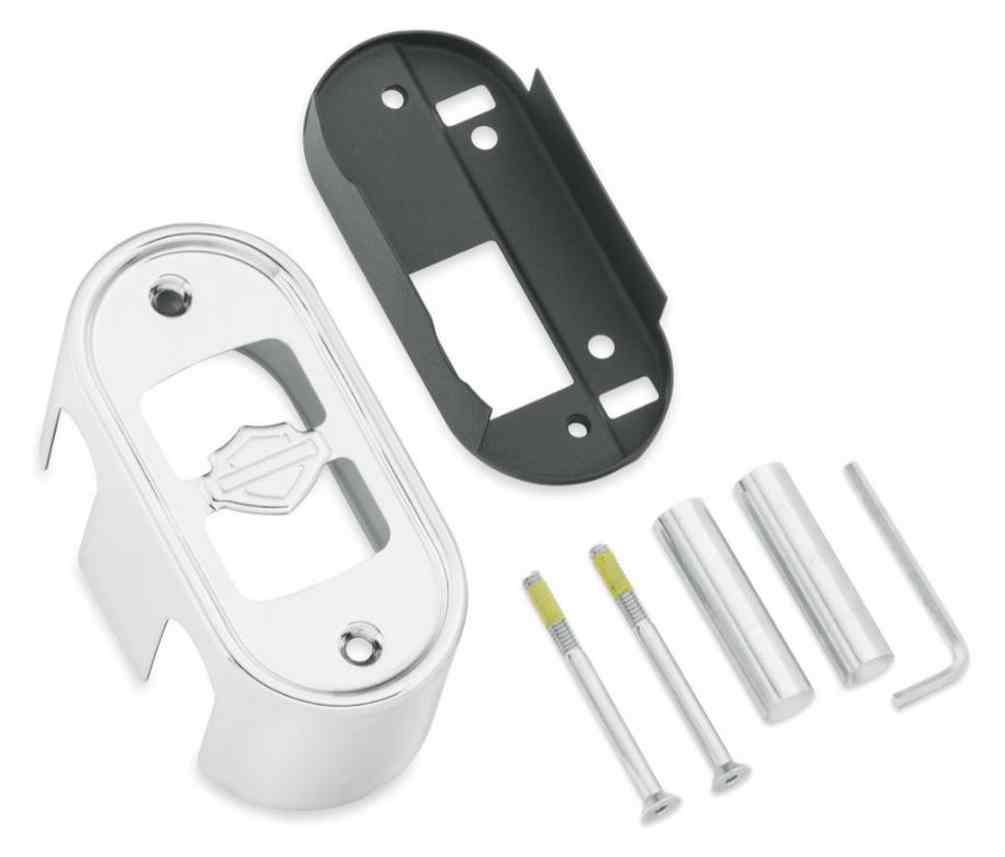 Harley-Davidson Chrome Bar & Shield Coil Cover, Fits Dyna & Softail 74616-04 - Wisconsin Harley-Davidson