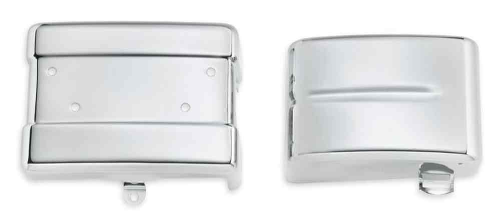 Harley-Davidson® Chrome Battery & Electrical Panel Cover Kit, Fits