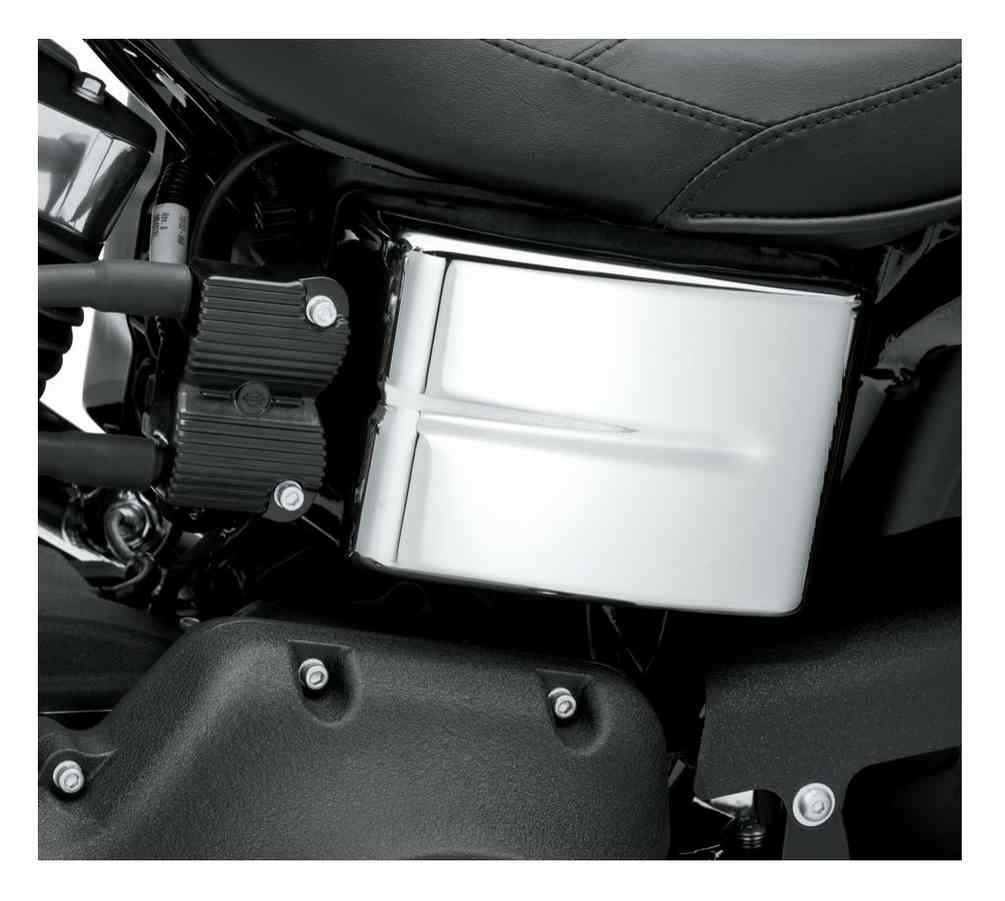 Harley-Davidson® Chrome Battery & Electrical Panel Cover Kit, Fits
