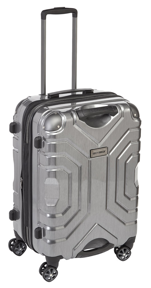 Harley-Davidson 25" Polycarbon Luggage w/ Double Shark Wheels 99725 SILVER - Wisconsin Harley-Davidson