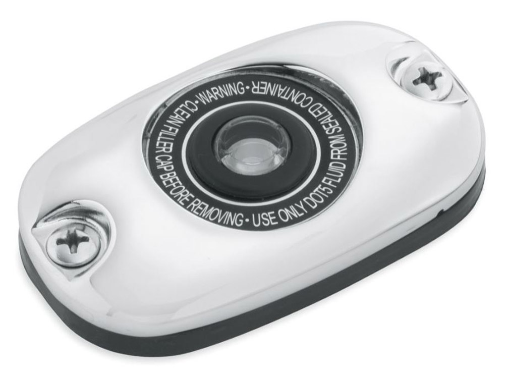 Harley-Davidson Chrome Rear Master Cylinder Cover, Softail & Touring 45149-99C - Wisconsin Harley-Davidson