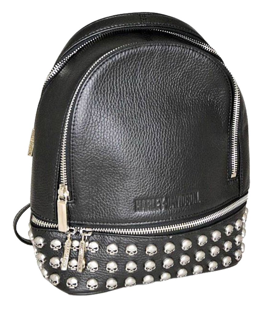Harley-Davidson Women's Willie G Skull Dual Use Purse Backpack HDWBA11364-BLS - Wisconsin Harley-Davidson