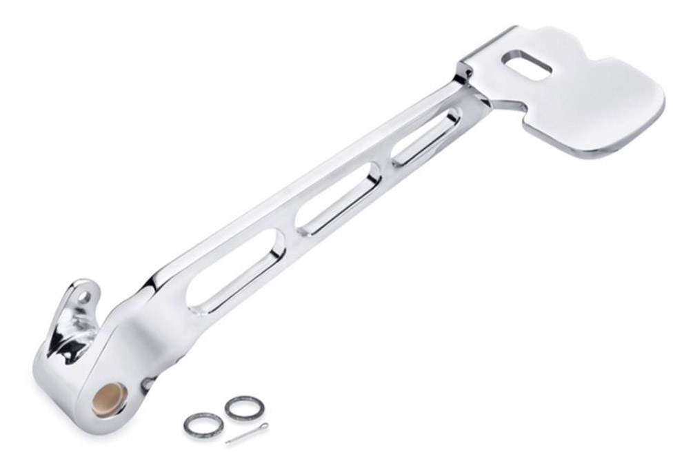 HarleyDavidson® Chrome Extended Reach Billet Rear Brake Lever, Softail