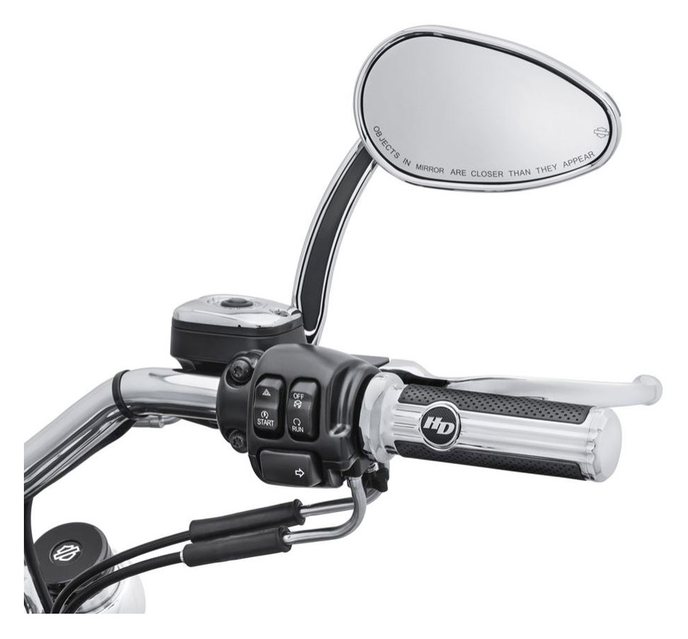 Harley-Davidson® Defiance Hand Grips - Chrome Finish, Multi-Fit