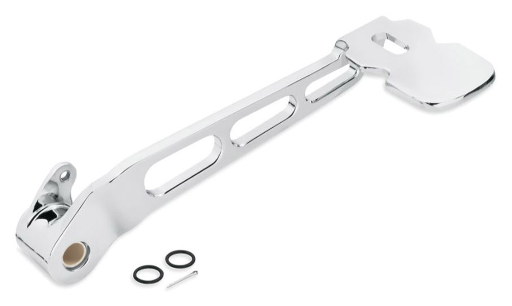 Harley-Davidson Chrome Billet Rear Brake Lever, Fits FL Softail Models 42640-03 - Wisconsin Harley-Davidson