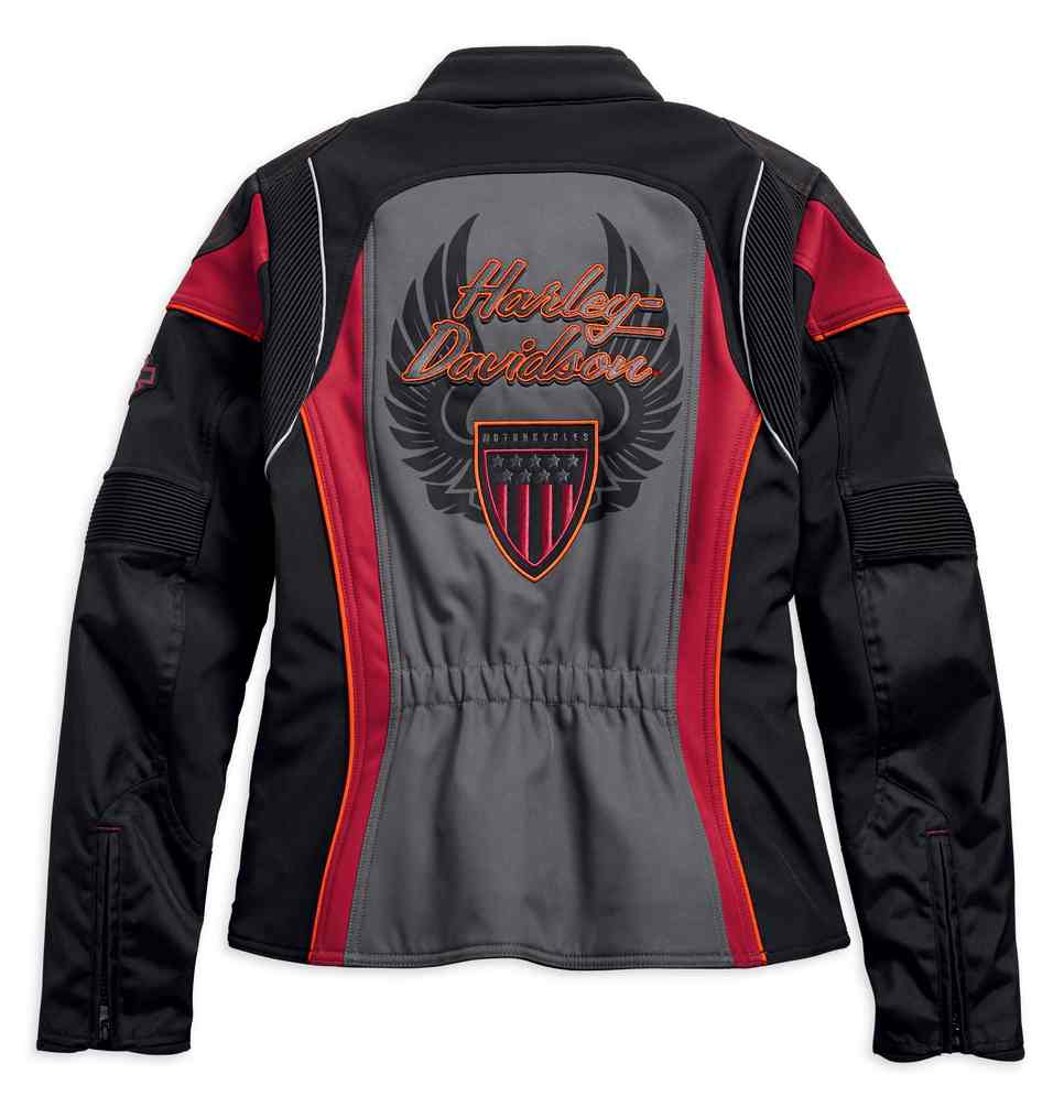 Harley-Davidson Free Shipping - Harley-Davidson Women's Winona Colorblocked Riding Jacket, Gray 97145-19VW - Free Shipping on many products plus Orders Over $99