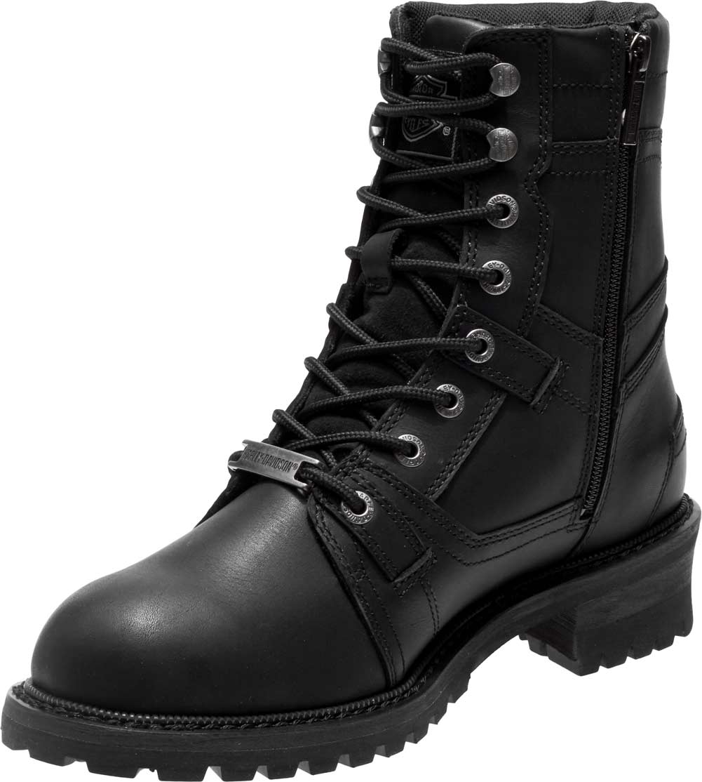 Harley-Davidson® Men's Haines Black or Brown Motorcycle Boots