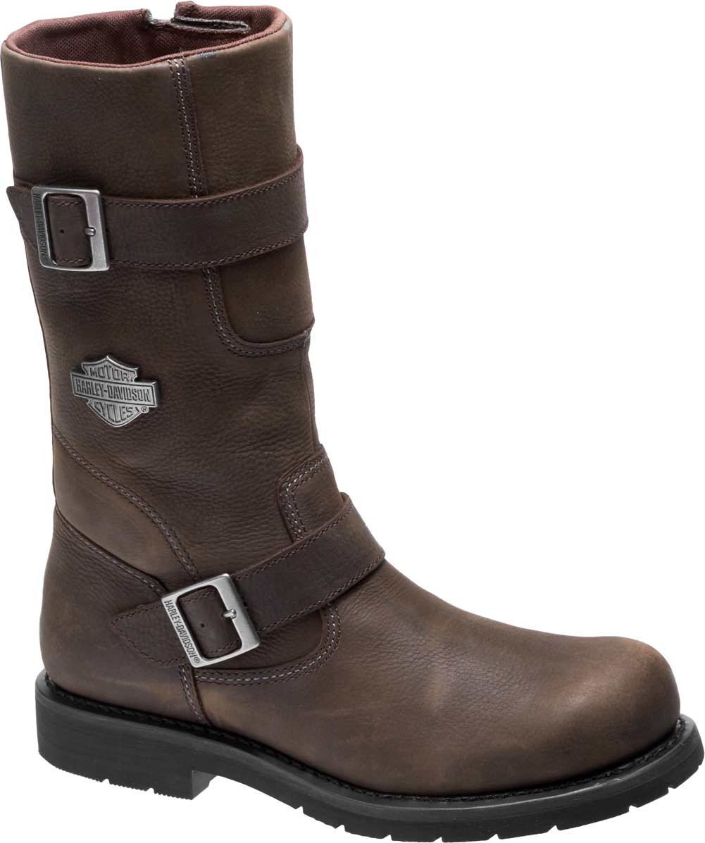 Harley-Davidson Men's Severn Leather Motorcycle Boots D96170 (Brown, 7) - Wisconsin Harley-Davidson