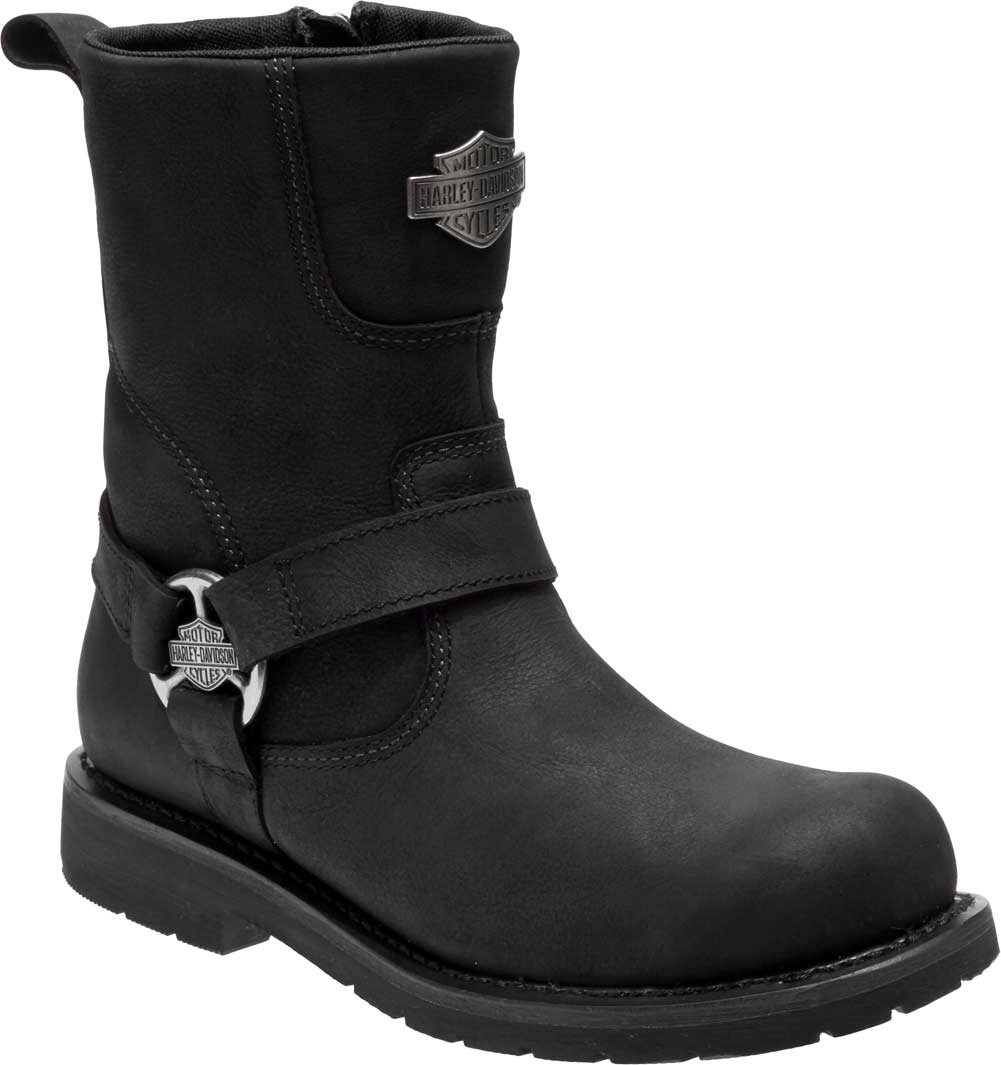 Harley-Davidson Men's Stokes BK or BN Motorcycle Boots Harness D96171 D96172 - Wisconsin Harley-Davidson