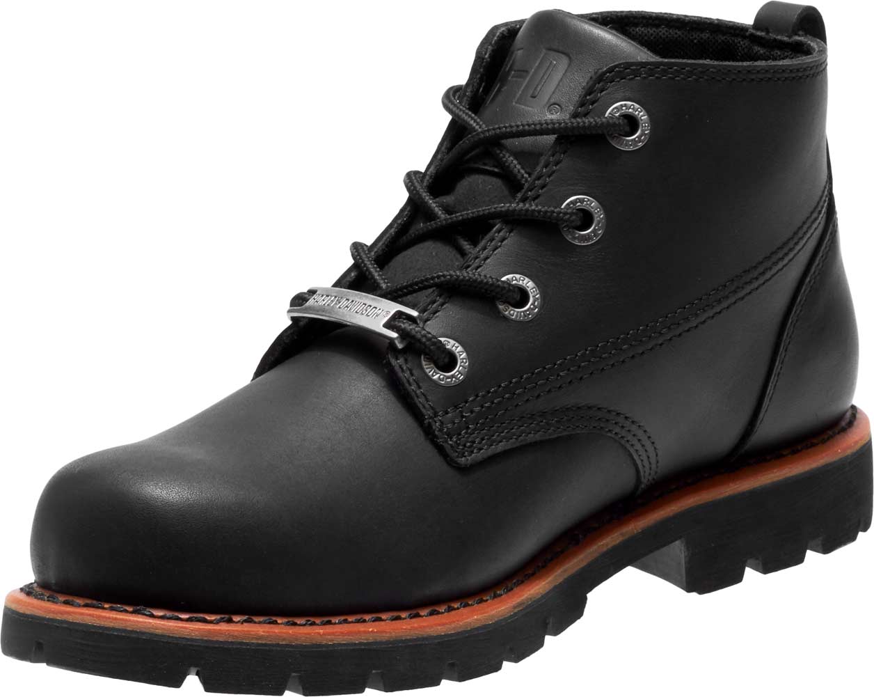 Harley-Davidson® Men's Broxton 4.5-Inch Black Leather Chukka Boots