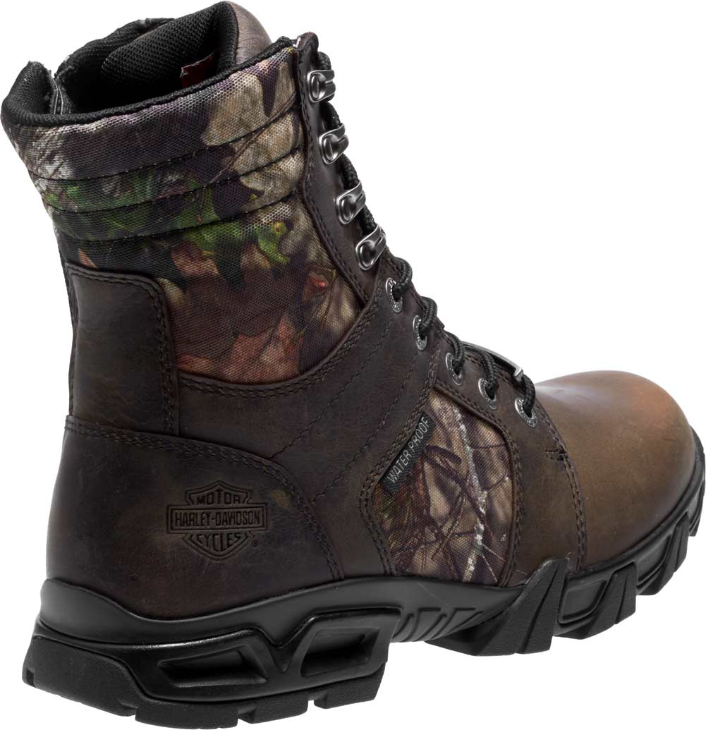 Harley-Davidson Men's Gravier 6.5-Inch WP Camo Leather Motorcycle Boots D93518 - No Hassle Returns at Wisconsin Harley