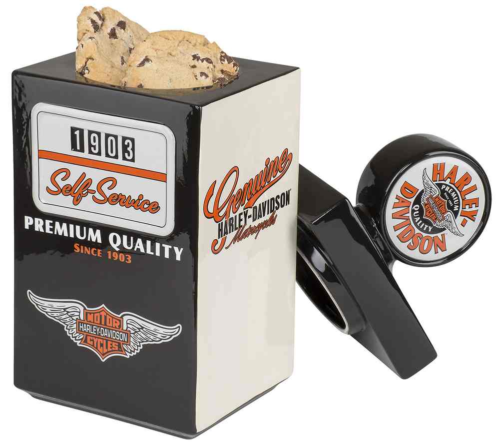 Harley-Davidson Free Shipping - Harley-Davidson Custom Sculpted Ceramic Gas Pump Cookie Jar, Black HDX-99110 - Free Shipping on many products plus Orders Over $99