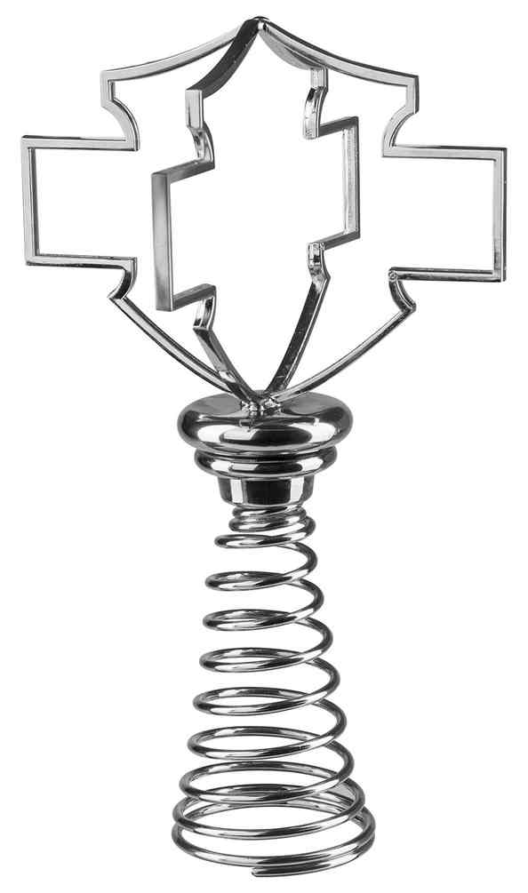 Harley-Davidson Winter Silhouette B&S Tree Topper - Chrome Plated HDX-99121 - Wisconsin Harley-Davidson