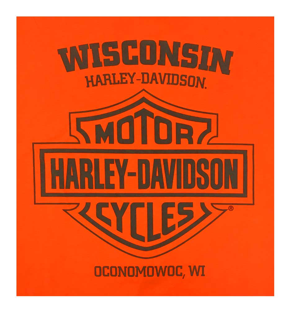 Harley-Davidson Free Shipping - Harley-Davidson Men's Bright Bar & Shield Sleeveless Muscle Tank - Orange - Free Shipping on many products plus Orders Over $99