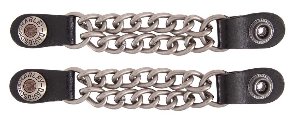 Harley-Davidson Men's Rustic Double Vest Extender, Antique Nickel HDMVE11597 - Wisconsin Harley-Davidson