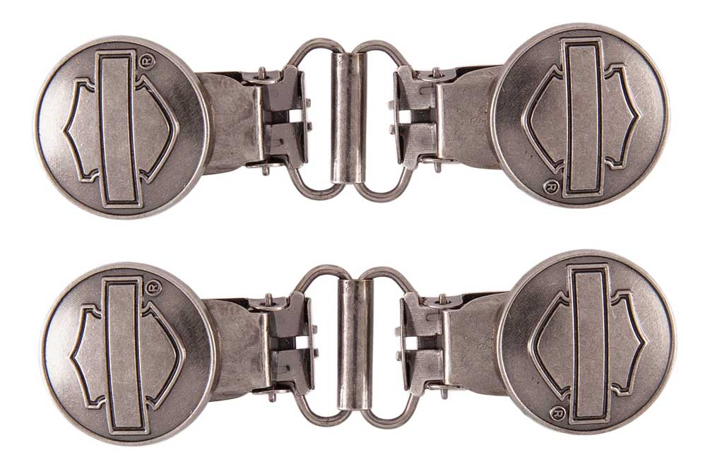 Harley-Davidson Men's Bar & Shield Mini Boot Clip, Sold In Pair HDMBS11600 - Wisconsin Harley-Davidson